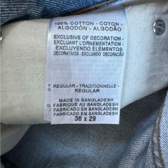 Levi’s Signature Series Regular Fit Jeans Men’s 36x29 Denim Very Nice - Picture 6 of 7